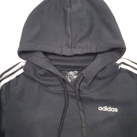 Womens Black Adidas Hoodie Jumper