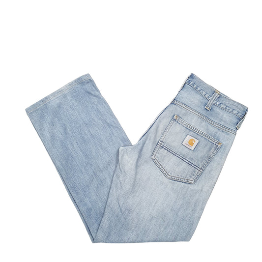Mens Blue Carhartt Straight Casual JeansW32 L30