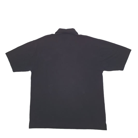 Mens Black Dickies Short Sleeve Polo Shirt
