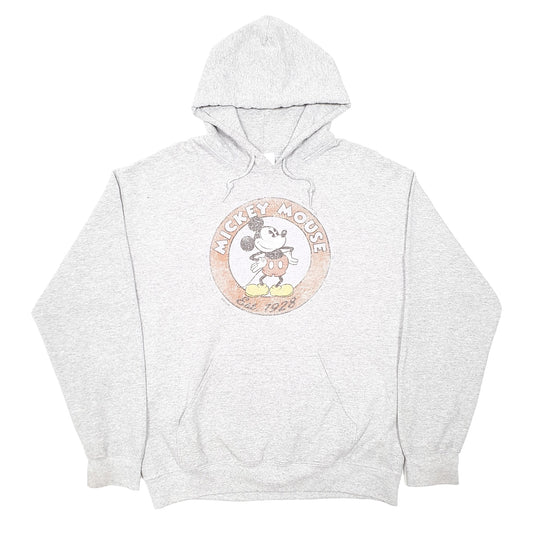 Mens Grey Disney Mickey Mouse est 1928 Hoodie Jumper
