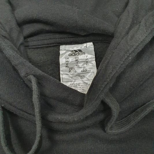 Mens Black Adidas Hoodie Jumper