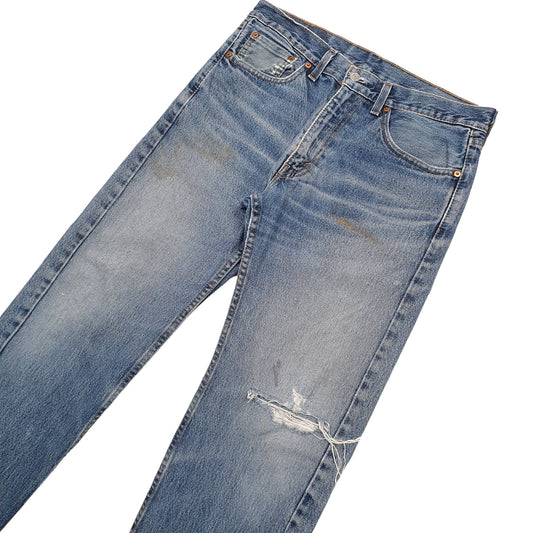Mens Blue Levis 505 JeansW32 L30