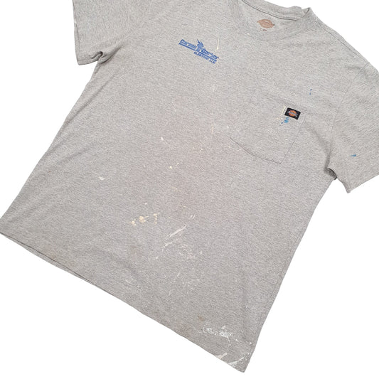 Mens Grey Dickies Short Sleeve T Shirt
