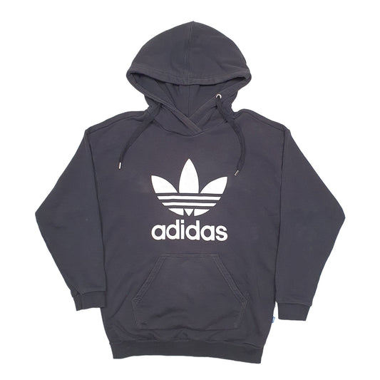 Womens Black Adidas Hoodie Jumper