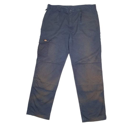Mens Navy Dickies Cargo Trousers