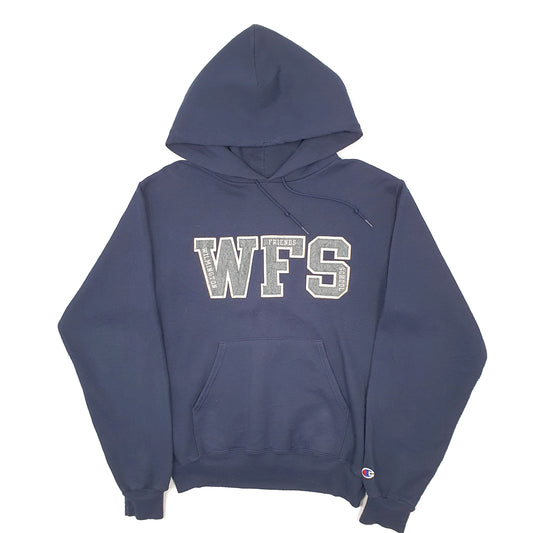 Mens Navy Champion USA college Hoodie Jumper