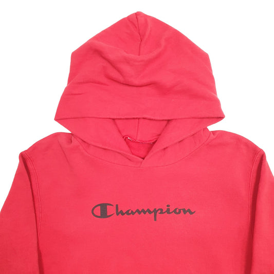 Womens Red Champion Hoodie Jumper