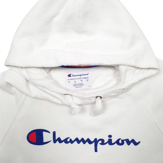 Womens White Champion Hoodie Jumper