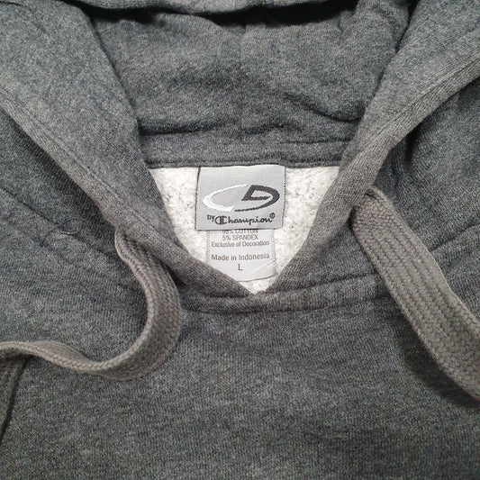 Mens Grey Champion Hoodie Jumper