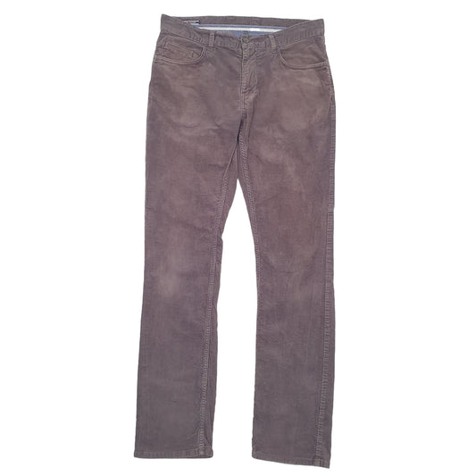 Mens Brown Tommy Hilfiger Mercer Corduroy Trousers