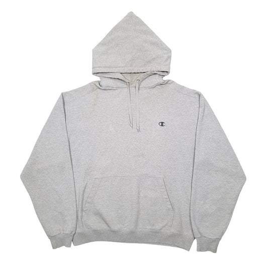 Mens Grey Champion Hoodie Jumper
