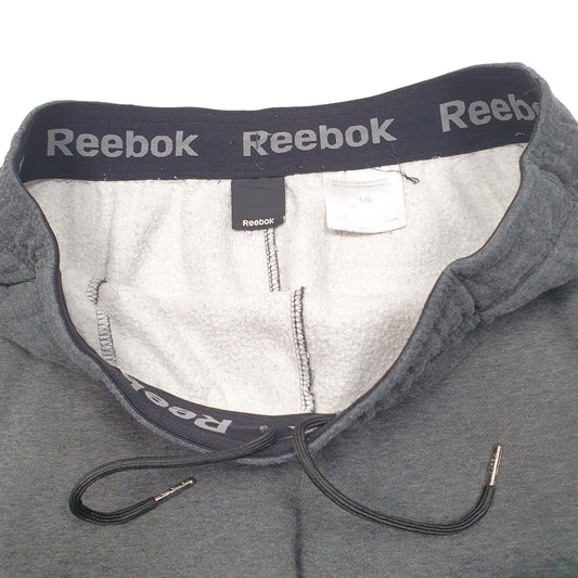 Mens Grey Reebok Jogger Trousers