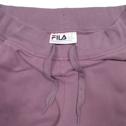 Womens Purple Fila Jogger Trousers
