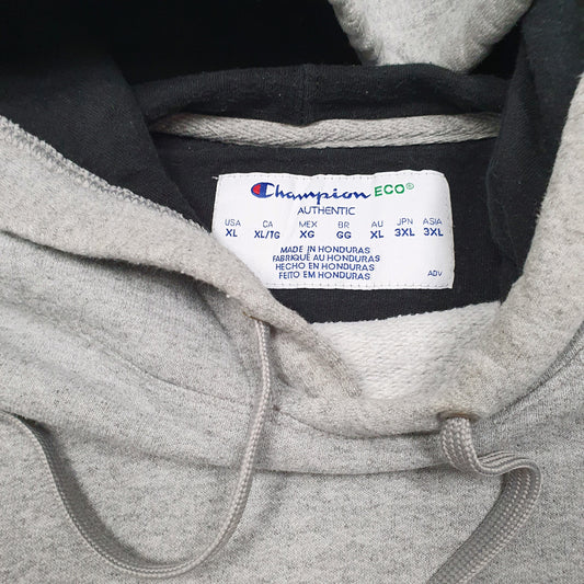Mens Grey Champion Hoodie Jumper