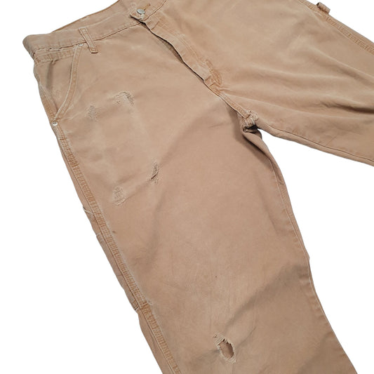 Mens Brown Wrangler Carpenter Trousers