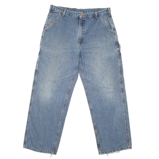 Mens Blue Carhartt Carpenter Carpenter JeansW36 L30