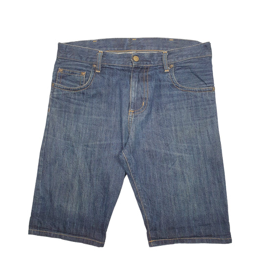 Mens Blue Carhartt Denim Shorts