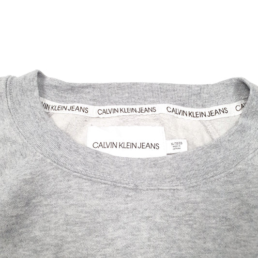 Womens Grey Calvin Klein Crewneck Jumper
