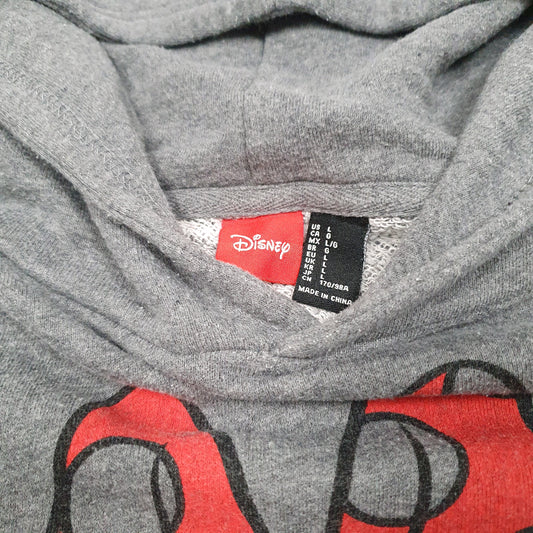 Womens Grey Disney Minnie Mouse Hoodie Jumper