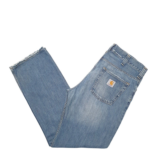Mens Blue Carhartt Casual JeansW36 L34