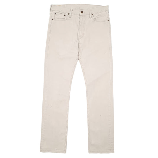 Mens Beige Levis 513 JeansW32 L32