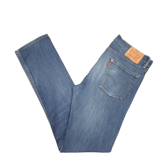 Mens Blue Levis Stretch 513 JeansW34 L34