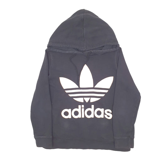 Womens Black Adidas Hoodie Jumper