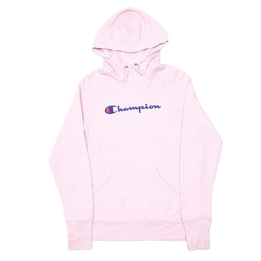 Womens Pink Champion Hoodie Jumper