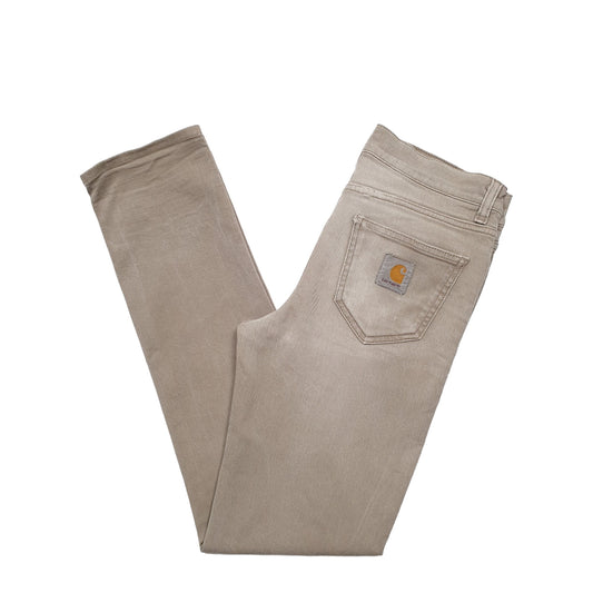 Mens Beige Carhartt Slam Pant Casual JeansW28 L30
