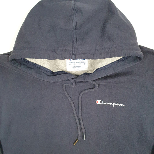 Mens Navy Champion Hoodie Jumper