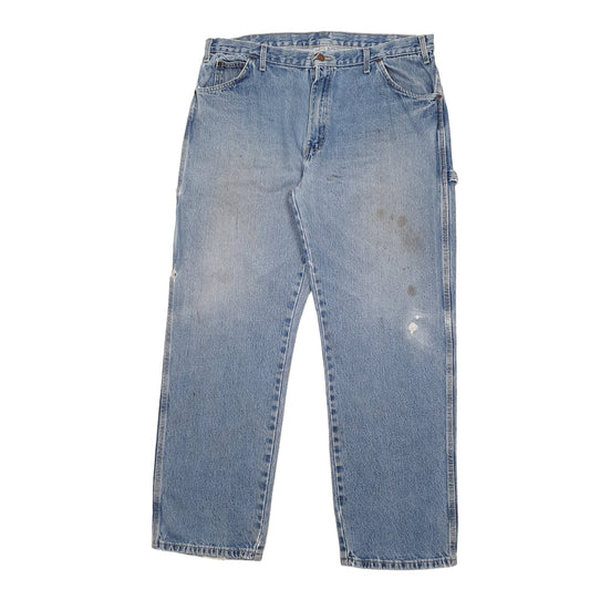 Mens Blue Dickies Carpenter Trousers