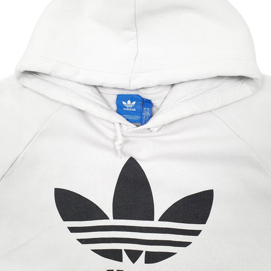 Mens Grey Adidas Hoodie Jumper