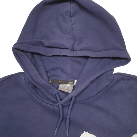 Mens Navy Puma Hoodie Jumper