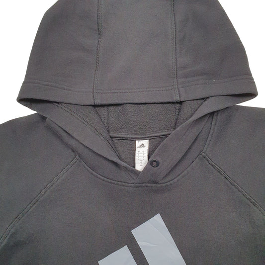 Mens Black Adidas Hoodie Jumper