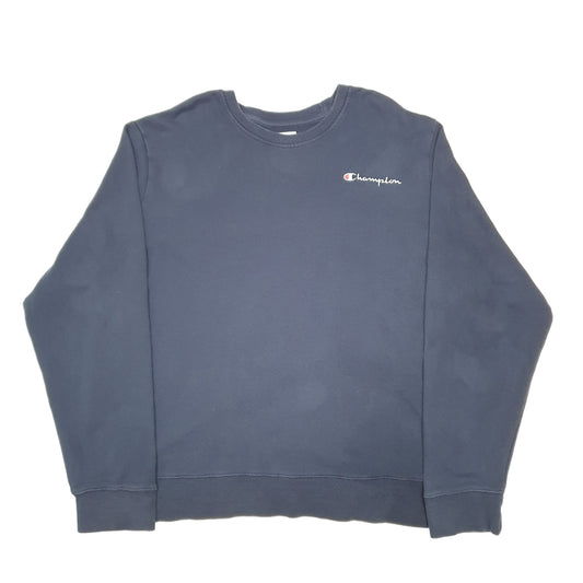 Mens Navy Champion Crewneck Jumper