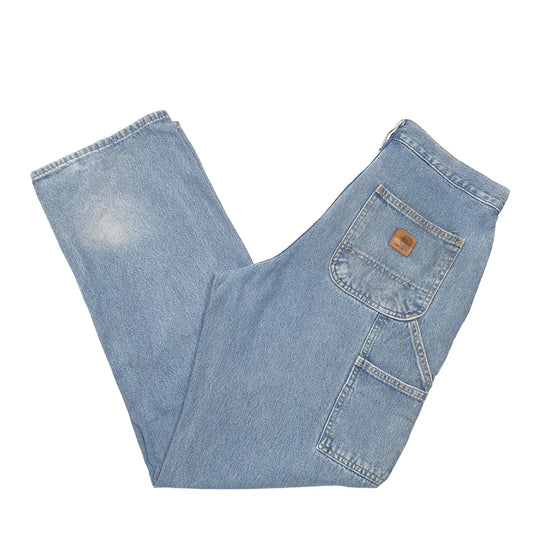 Mens Blue Carhartt Carpenter Carpenter JeansW30 L32