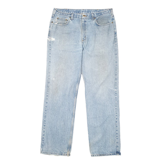 Mens Blue Carhartt Carpenter Casual JeansW38 L34