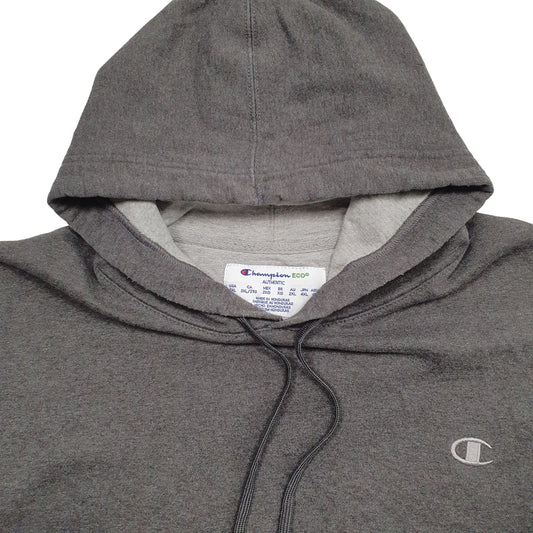 Mens Grey Champion Hoodie Jumper