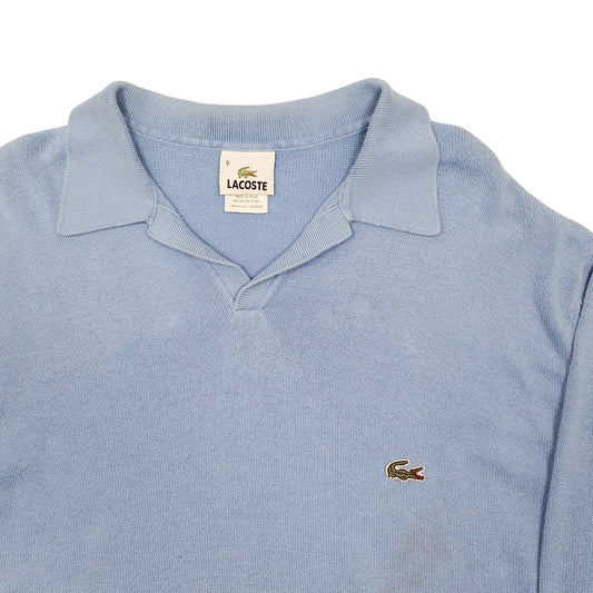 Mens Blue Lacoste Polo Top Jumper