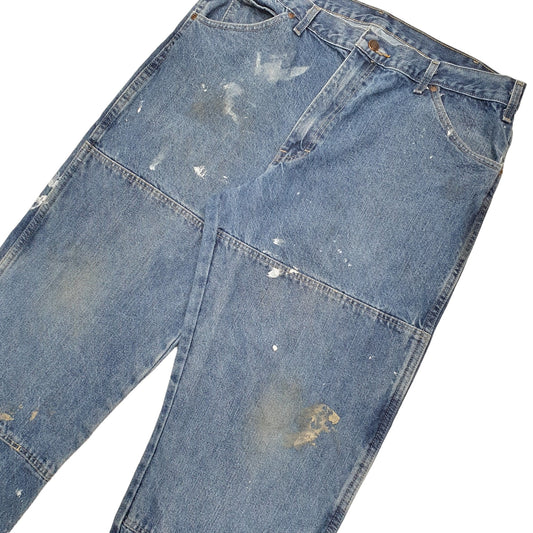 Mens Blue Dickies Carpenter Trousers