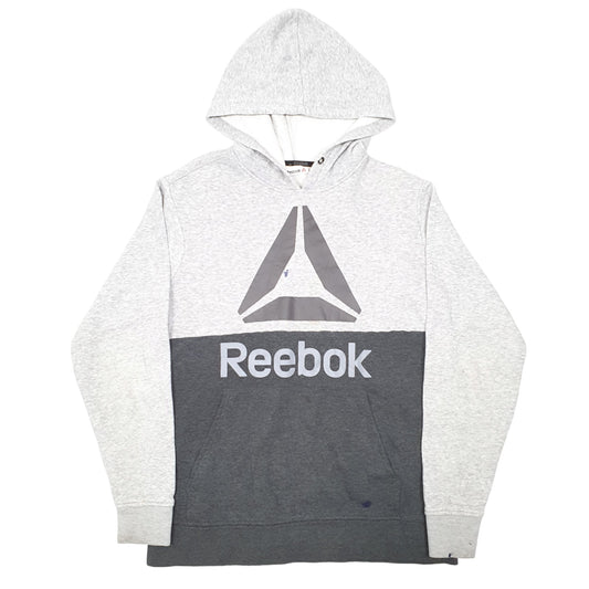Mens Grey Reebok Hoodie Jumper
