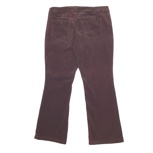 Womens Brown Tommy Hilfiger Corduroy Trousers
