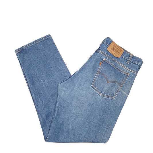 Mens Blue Levis Vintage Orange Tab 90s 505 JeansW38 L30