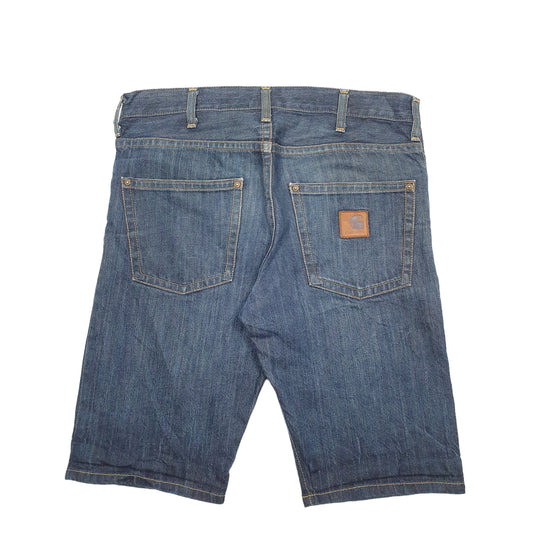 Mens Blue Carhartt Denim Shorts