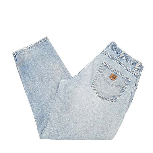 Mens Blue Carhartt B113 JeansW34 L30