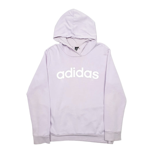 Womens Purple Adidas Hoodie Jumper