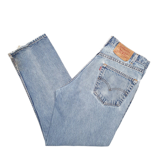 Mens Blue Levis Vintage 90's 505 JeansW34 L29