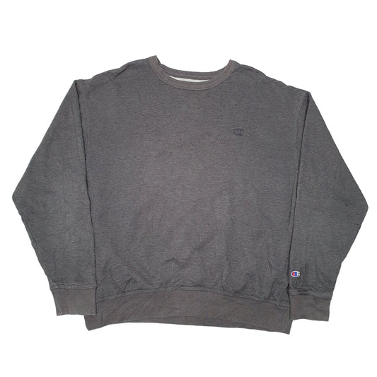 Mens Grey Champion Crewneck Jumper