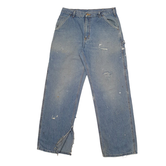 Mens Blue Carhartt Carpenter Trousers