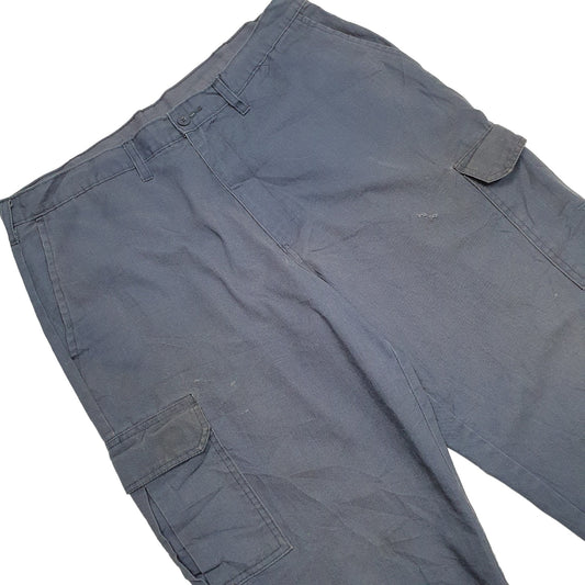 Mens Blue Dickies Cargo Trousers